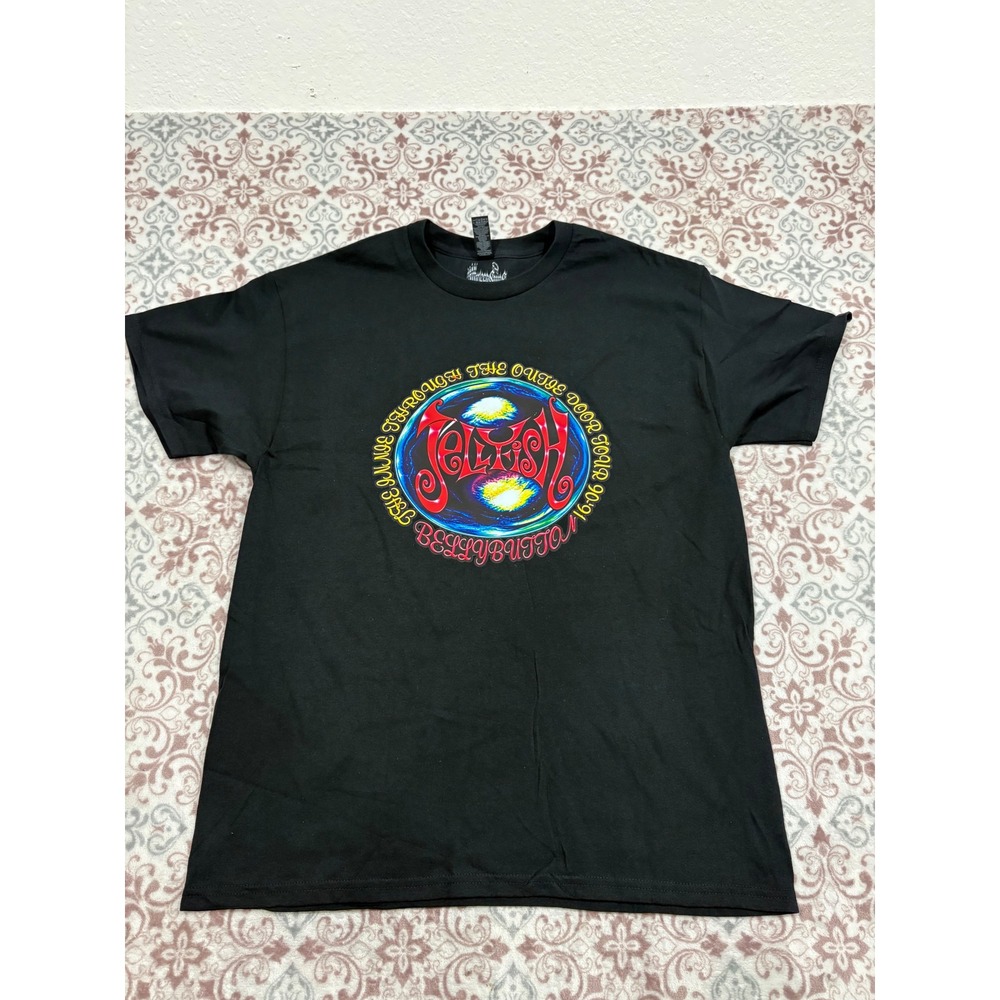 Jellyfish Band Bellybutton Through the Outie Door Tour 90-91 Black T-Shirt Large